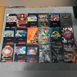 18 Super Nintendo manuals and Donkey Kong Country Quest Guide